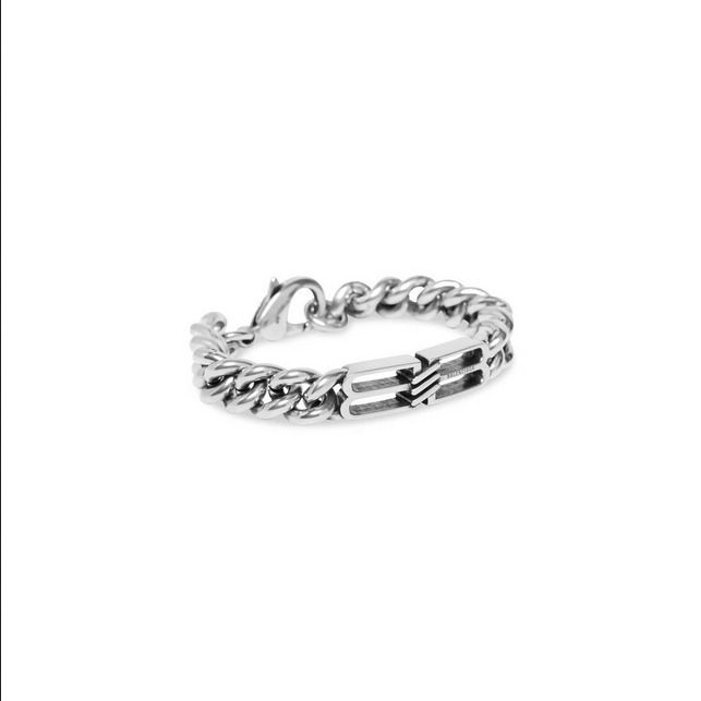 22AW】BALENCIAGA BB Icon Gourmette ブレスレット チェーン