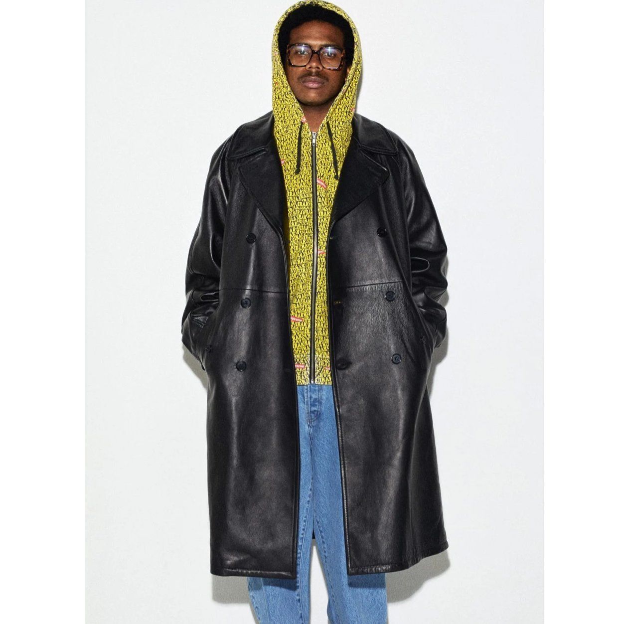 FW22 Supreme Schott Leather Trench Coat - レザー トレンチ (Supreme