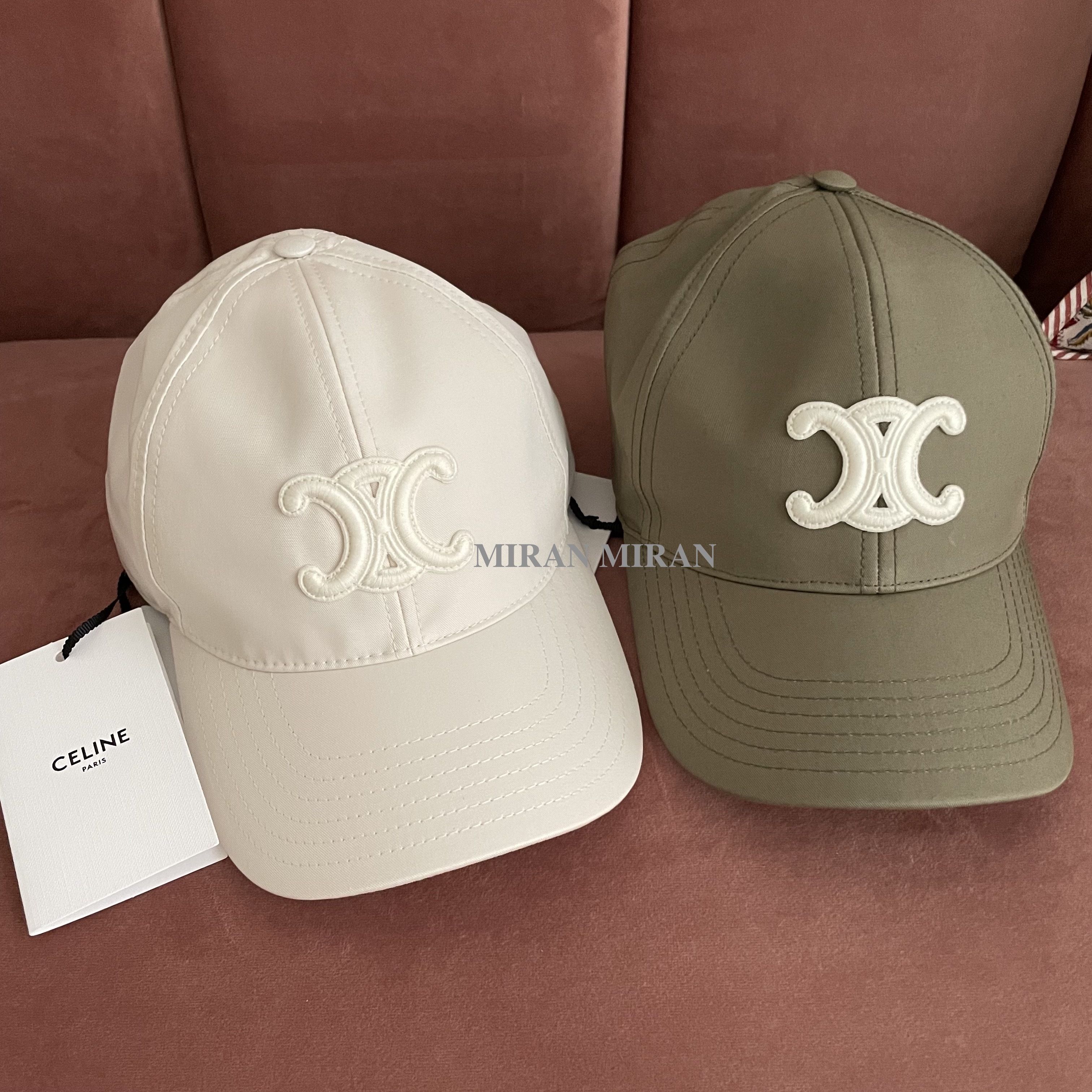 CELINE】トリオンフ ベースボールキャップ /コットン (CELINE/キャップ