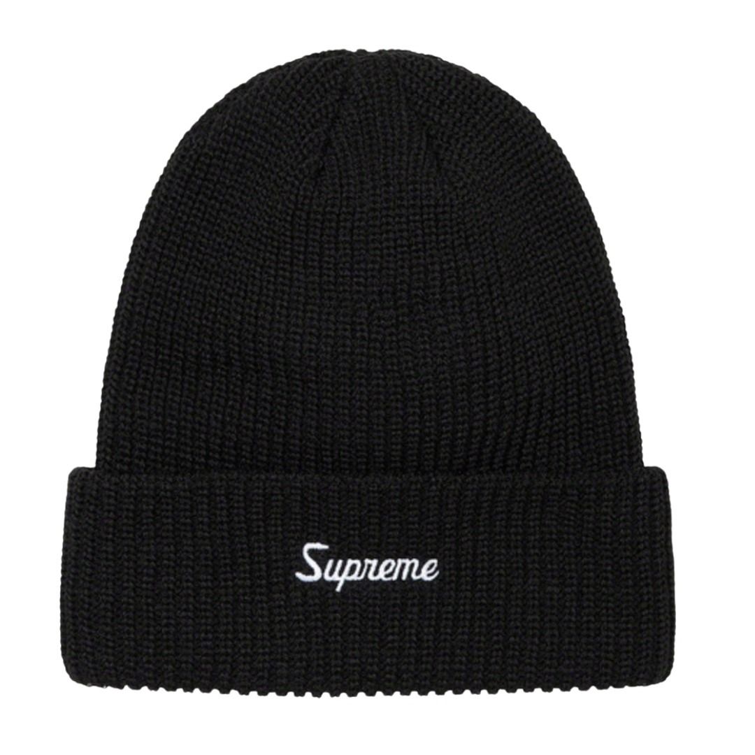 Supreme シュプリーム 刺繍ロゴ Loose Gauge Beanie ビーニー (Supreme