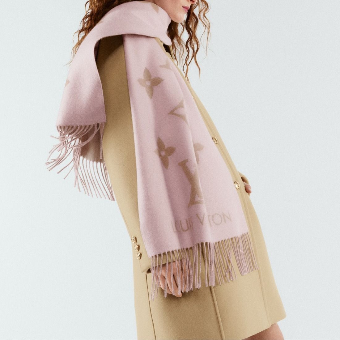 LOUIS VUITTON】マフラー レイキャビック☆カシミヤ 100% (Louis