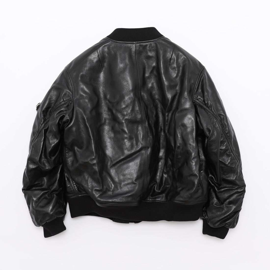 関税負担なし☆PRADA プラダ ナッパレザー ボンバージャケット (PRADA