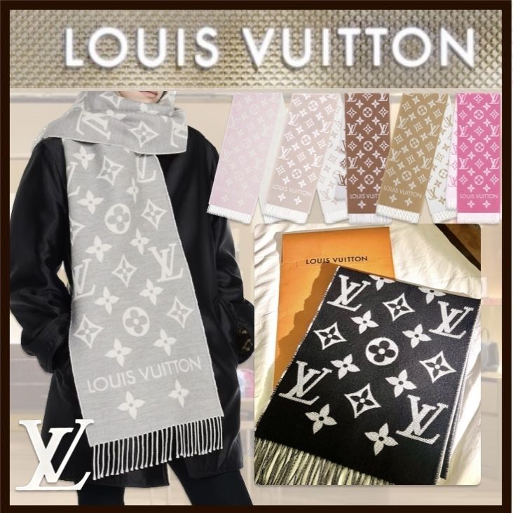 Louis vuitton☆ギフト◎ カラフル7色 マフラー LV エセンシャル