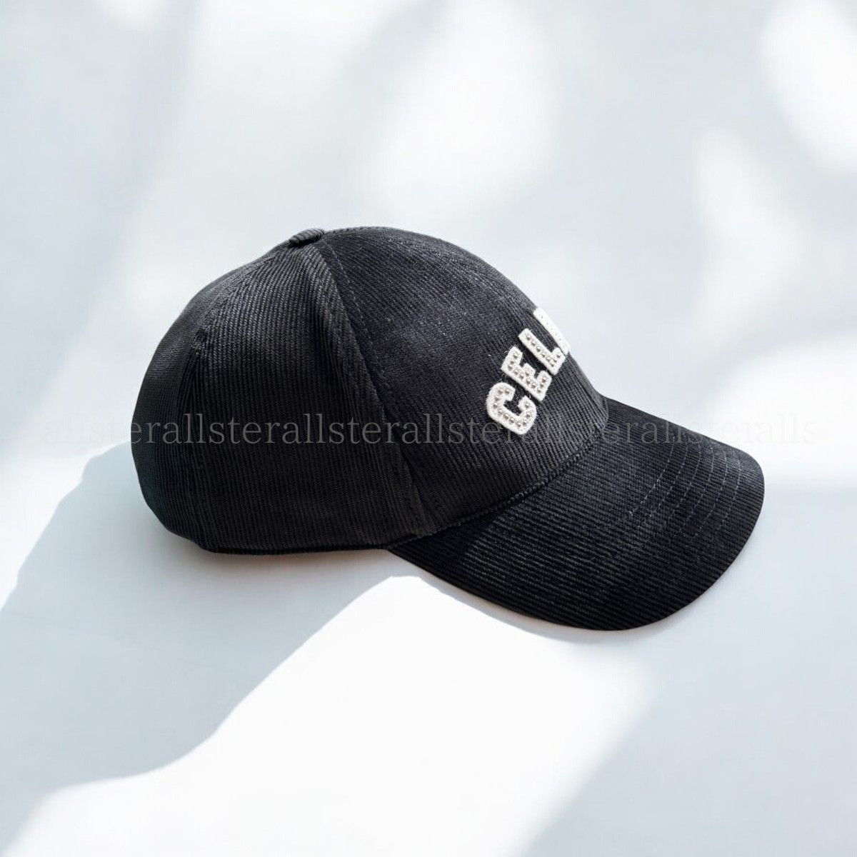 CELINE】セリーヌ コーデュロイ ロゴ ピン キャップ (CELINE/キャップ