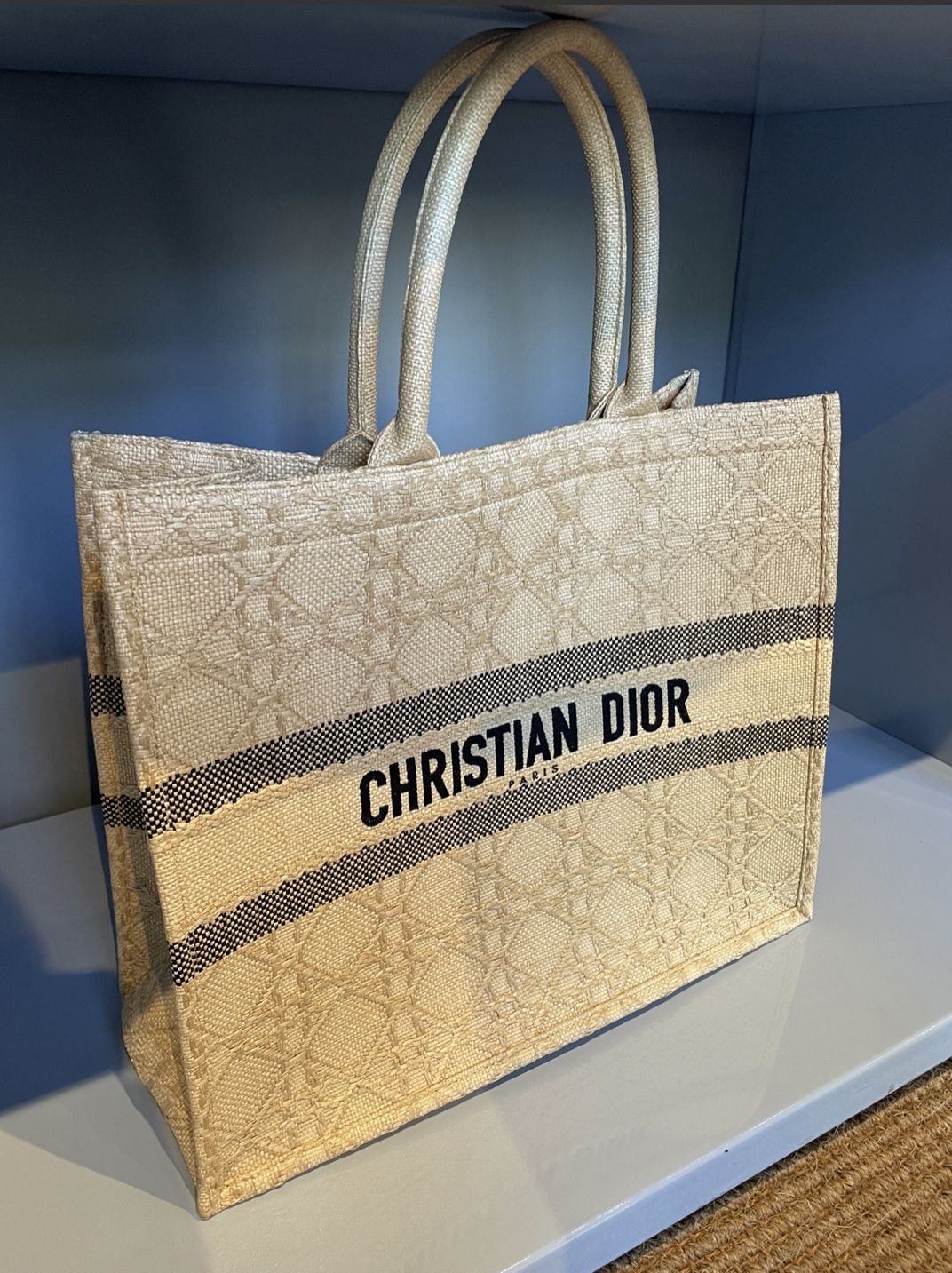 Christian Dior☆DIOR BOOK TOTE ブックトート ラージバッグ (Dior