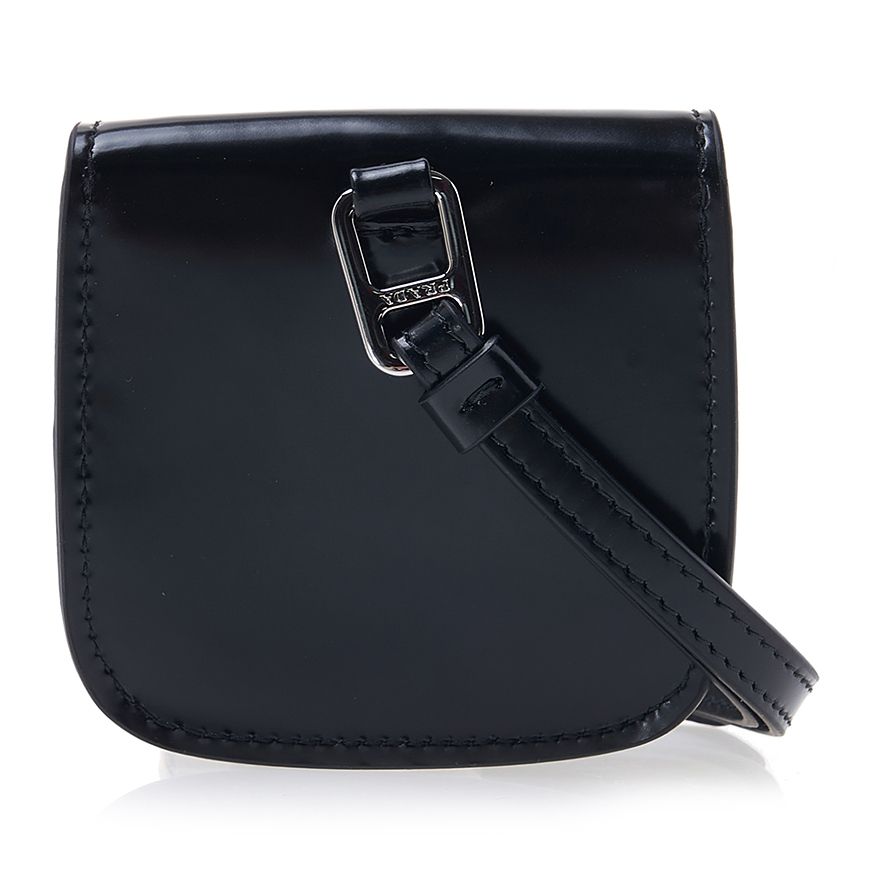 関税負担なし☆PRADA プラダ レザー ロゴ AirPodsケース (PRADA/テック