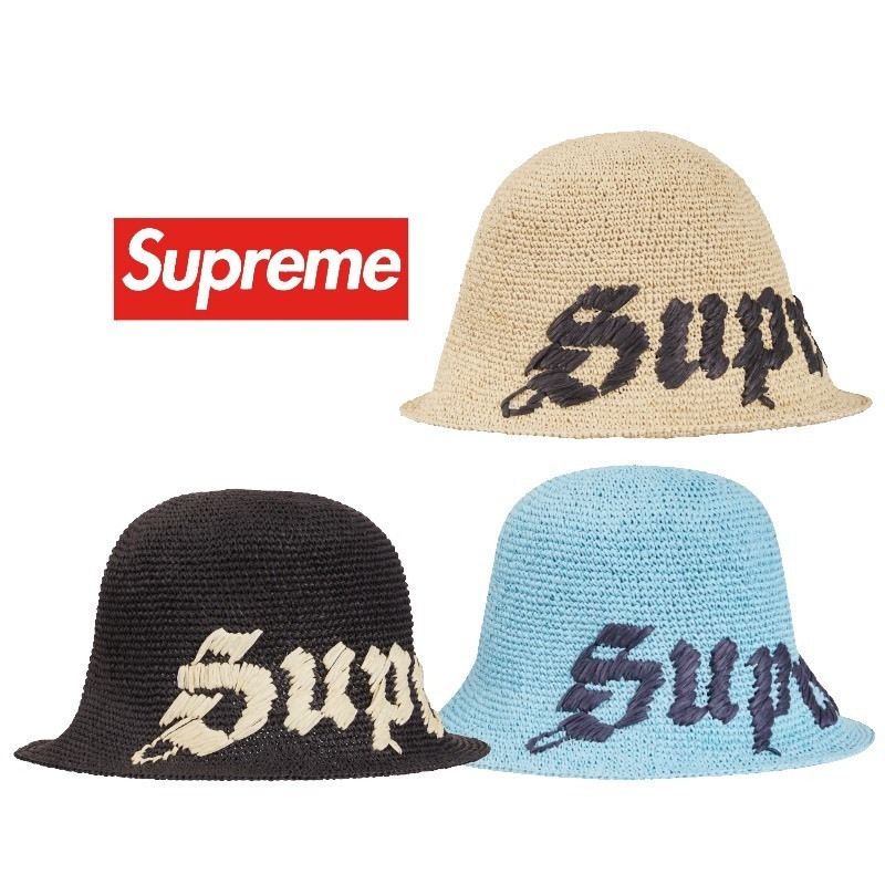 Supreme Old English Straw Crusher シュプリーム ハット (Supreme