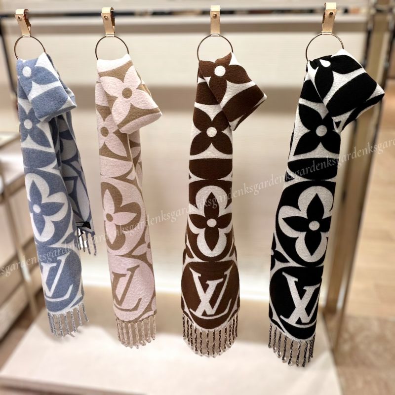 すぐ届く！LOUIS VUITTON マフラー・LV メダリオン (Louis Vuitton