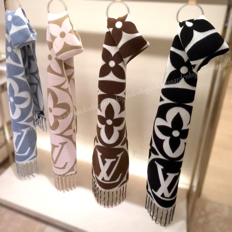 すぐ届く！LOUIS VUITTON マフラー・LV メダリオン (Louis Vuitton