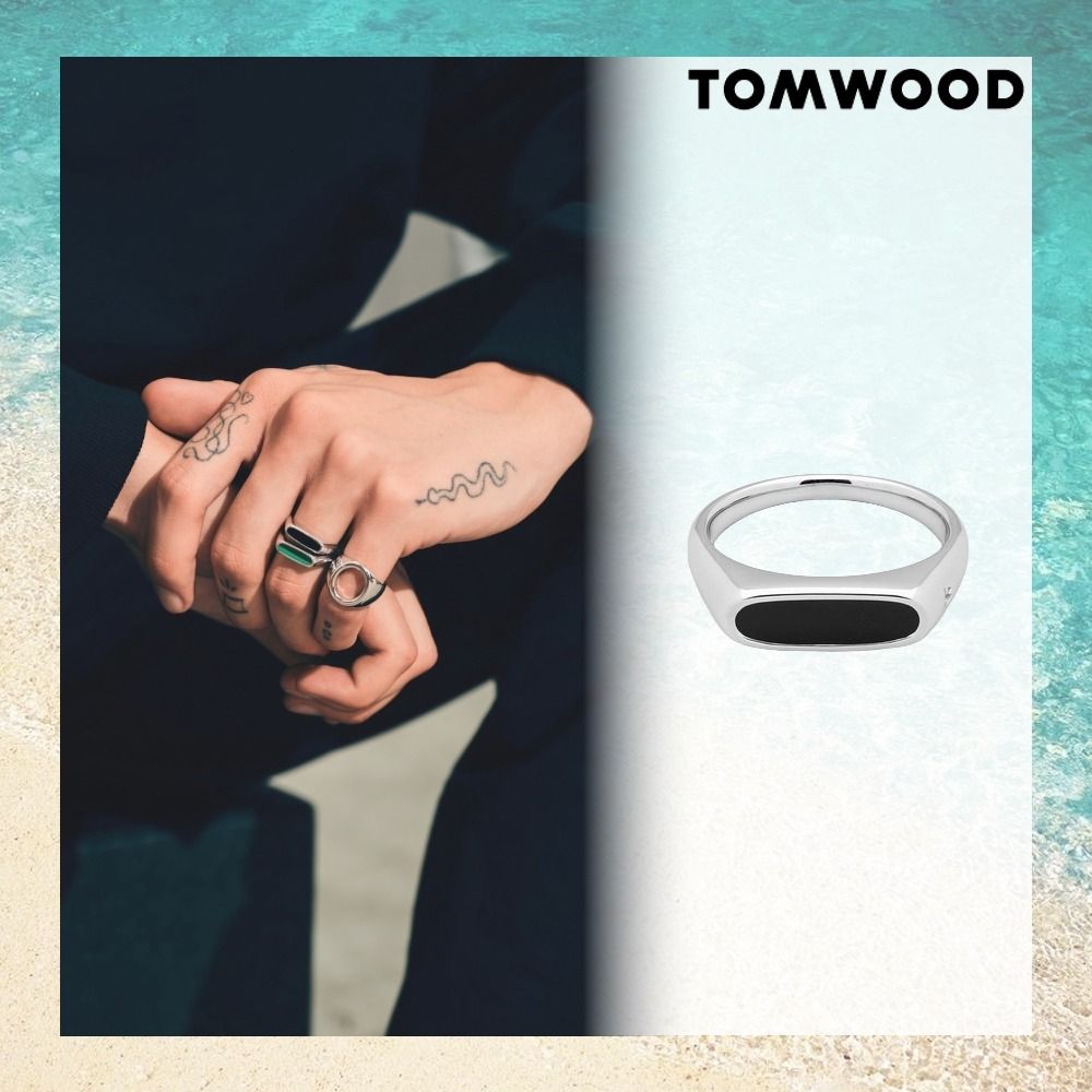 人気【Tom Wood】Mario Ring Onyx (Tom Wood/指輪・リング) 101330105