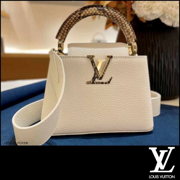 ルイヴィトン】カプシーヌ MINI パイソン 個性際立つ☆ (Louis Vuitton