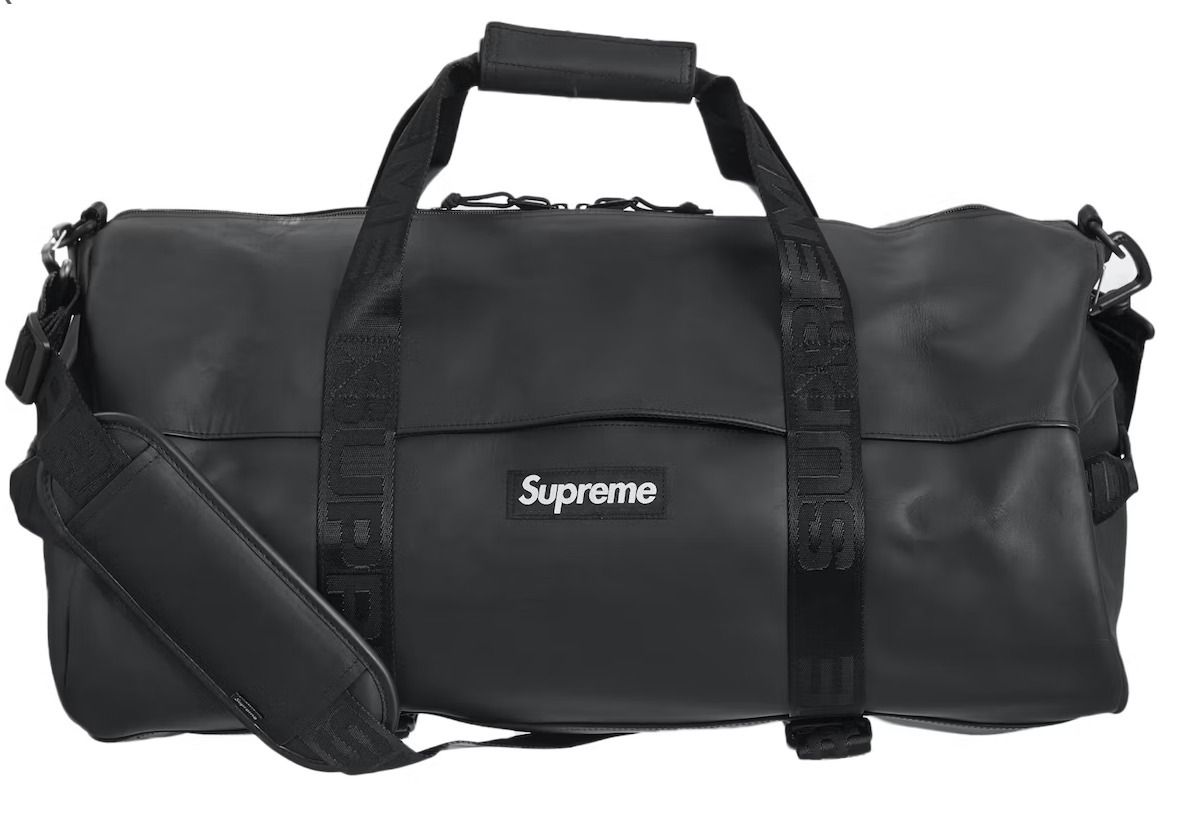 ☆Supreme☆送関込☆発売後即完売したレザーダッフルバッグ (Supreme