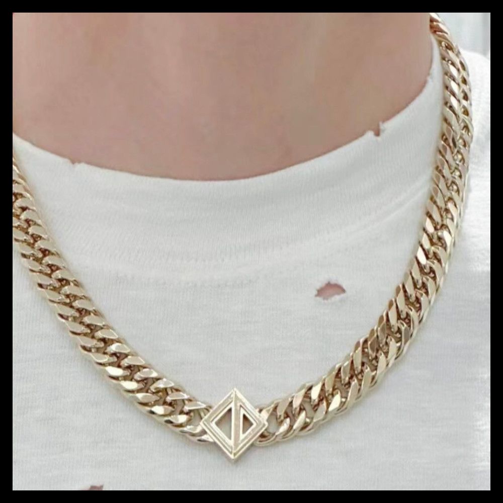 太めチェーン☆】Dior☆CD DIAMOND チェーンリンク ネックレス (Dior