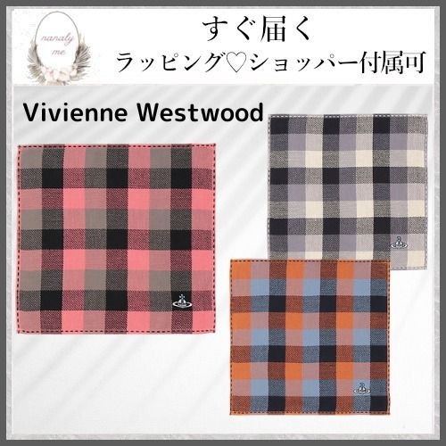 ギフトにピッタリ♡】ヴィヴィアン タオルハンカチ (Vivienne Westwood