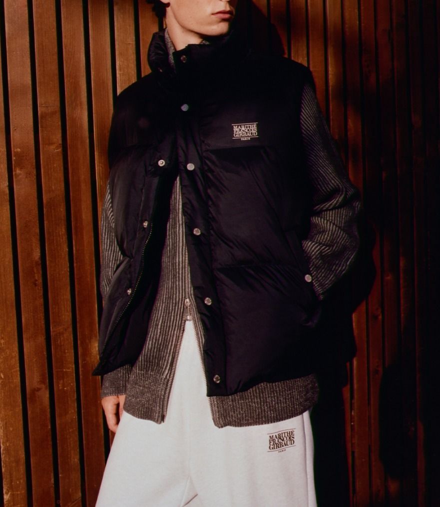 ☆送料・関税込☆MARITHE☆CLASSIC LOGO DUCK DOWN VEST☆ (Marithe +