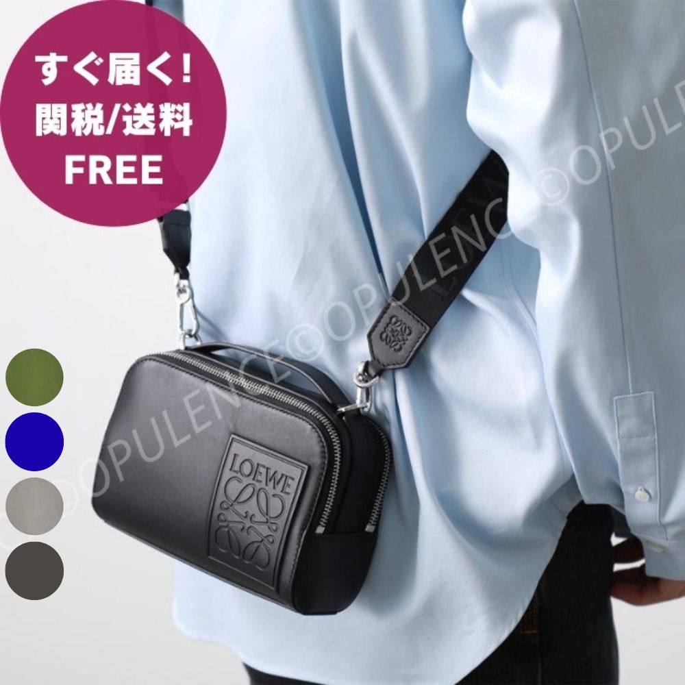 LOEWE ロエベ 人気 レザー ミニ カメラ クロス/ショルダーバッグ