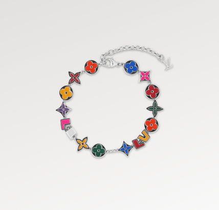 コーデのワンポイントに♪】ルイヴィトン ブレスレット ロゴ (Louis