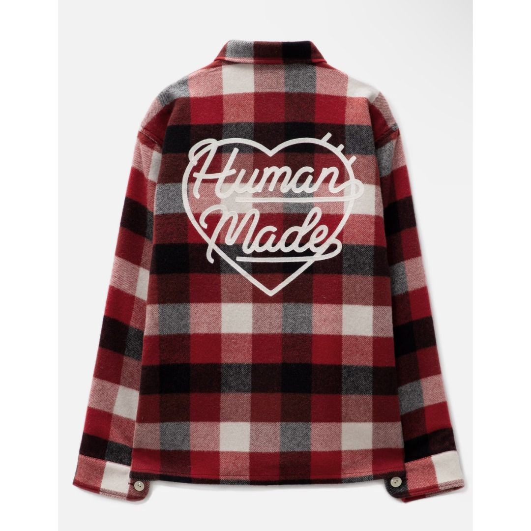 HUMAN MADE】ヒューマンメイド チェックシャツ ハートロゴ (HUMAN MADE
