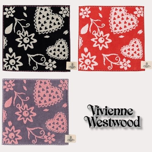 Vivienne Westwood】即対応HEART AND FLOWERS ハンカチーフ (Vivienne