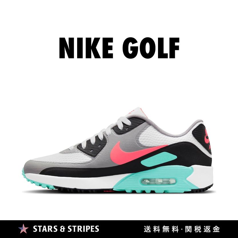 NIKE GOLF AIR MAX 90 G レディースゴルフシューズ HOT PUNCH (Nike