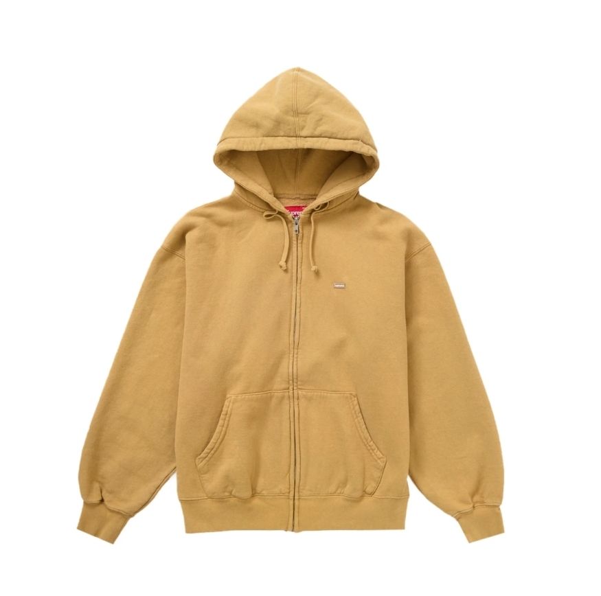 ☆24SS☆Supreme Overdyed Small Box Zip Up Hooded Sweatshirt