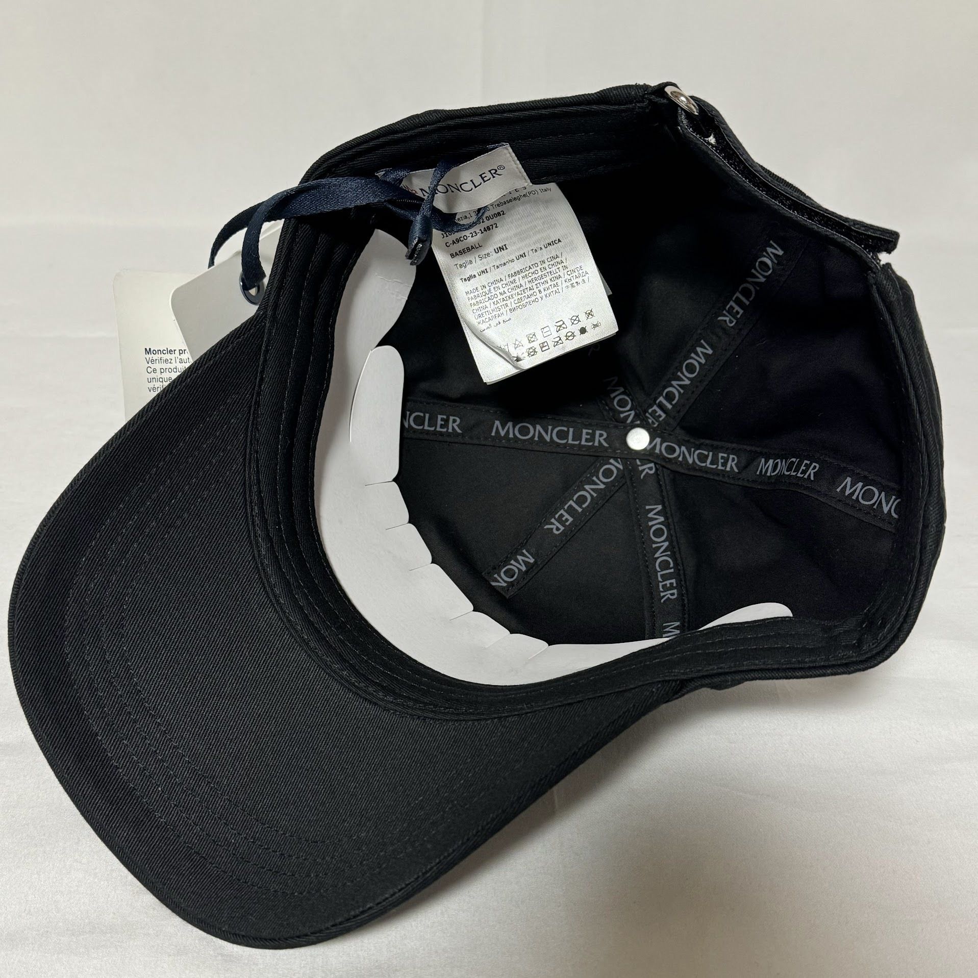 MONCLER モンクレール 刺繍ロゴ キャップ (MONCLER/キャップ