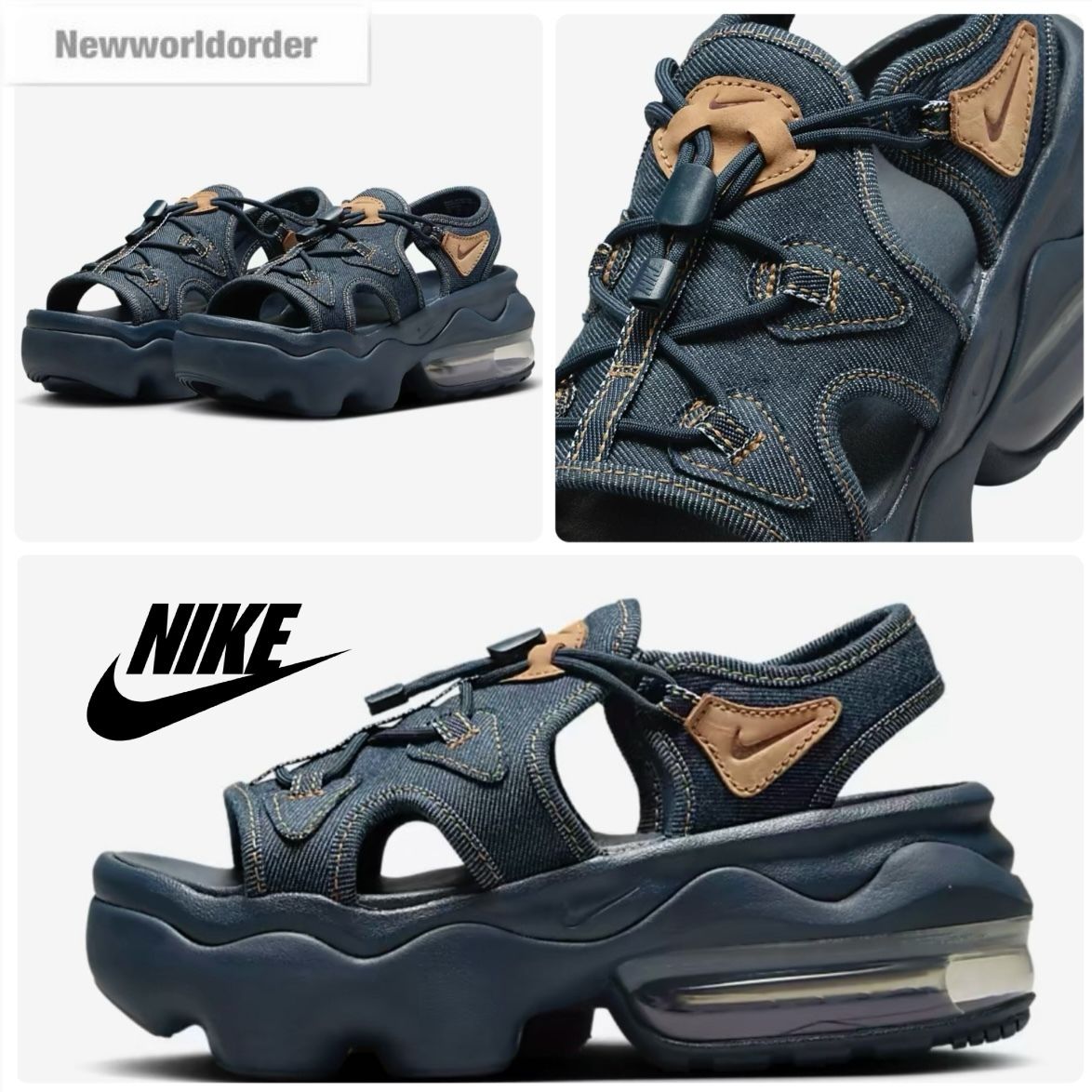 デニムデザイン】Nike ナイキ エアマックスココ サンダル (Nike