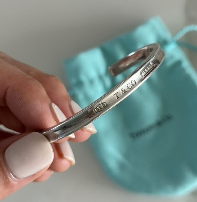 人気 Tiffany & Co. TIFFANY 1837 カフ シルバー（ナロー） (Tiffany