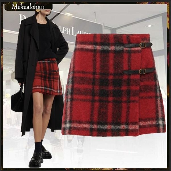 Polo Ralph Lauren☆チェック柄ラップスカート (POLO RALPH LAUREN