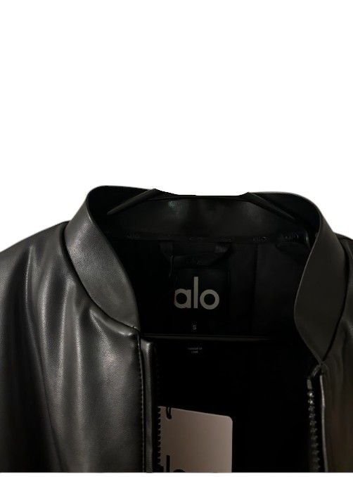 ALO Yoga】Faux Leather Premier Bomber 海外限定 (ALO Yoga/レザー
