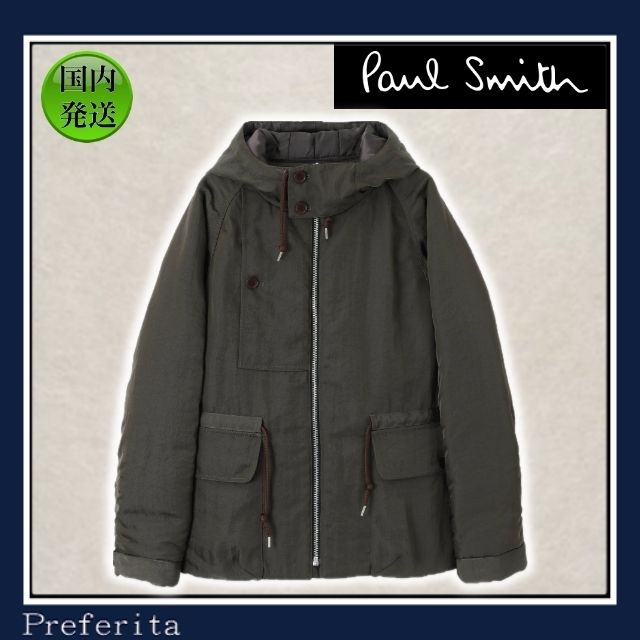 Paul Smith】RED EAR フーデッドコート 中綿 ヴィンテージ風 (Paul