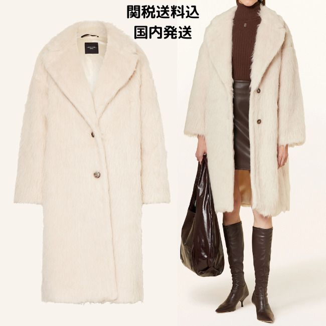 WEEKEND MAX MARA】CANTONE 日本未入荷 フェイクファー コート