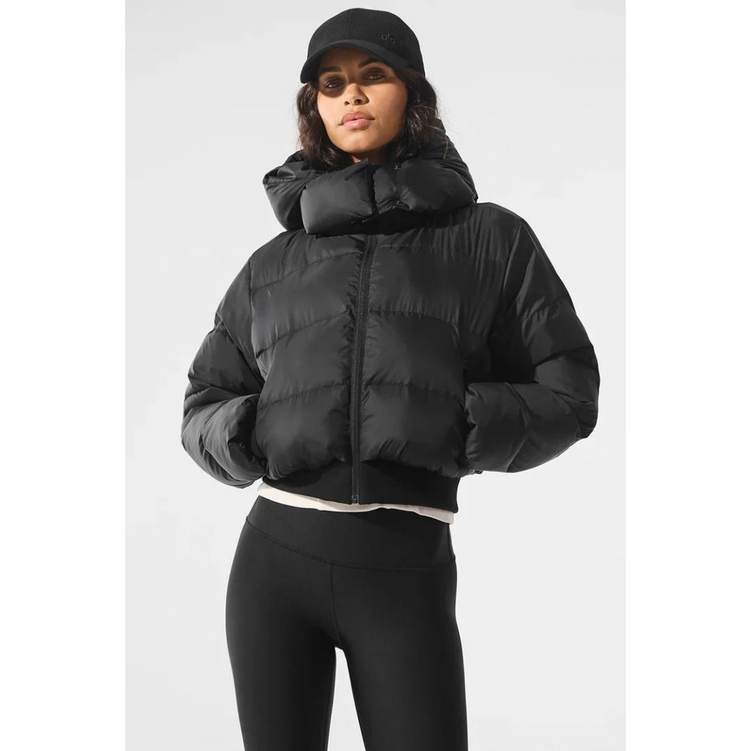 関税送料込【ALO Yoga】 ダウンジャケット ショート WH/BR/BK (ALO