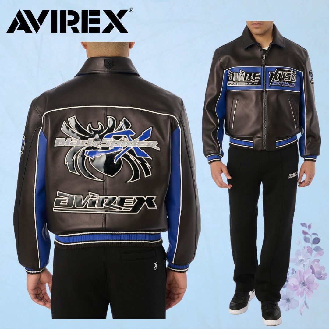 ☆日本未入荷！☆【AVIREX】スパイダーレーサージャケット (AVIREX