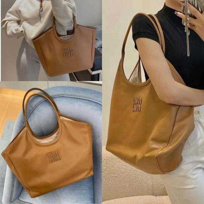 ☆Miumiu☆IVY レザートート バッグ (MiuMiu/トートバッグ) 5BG286