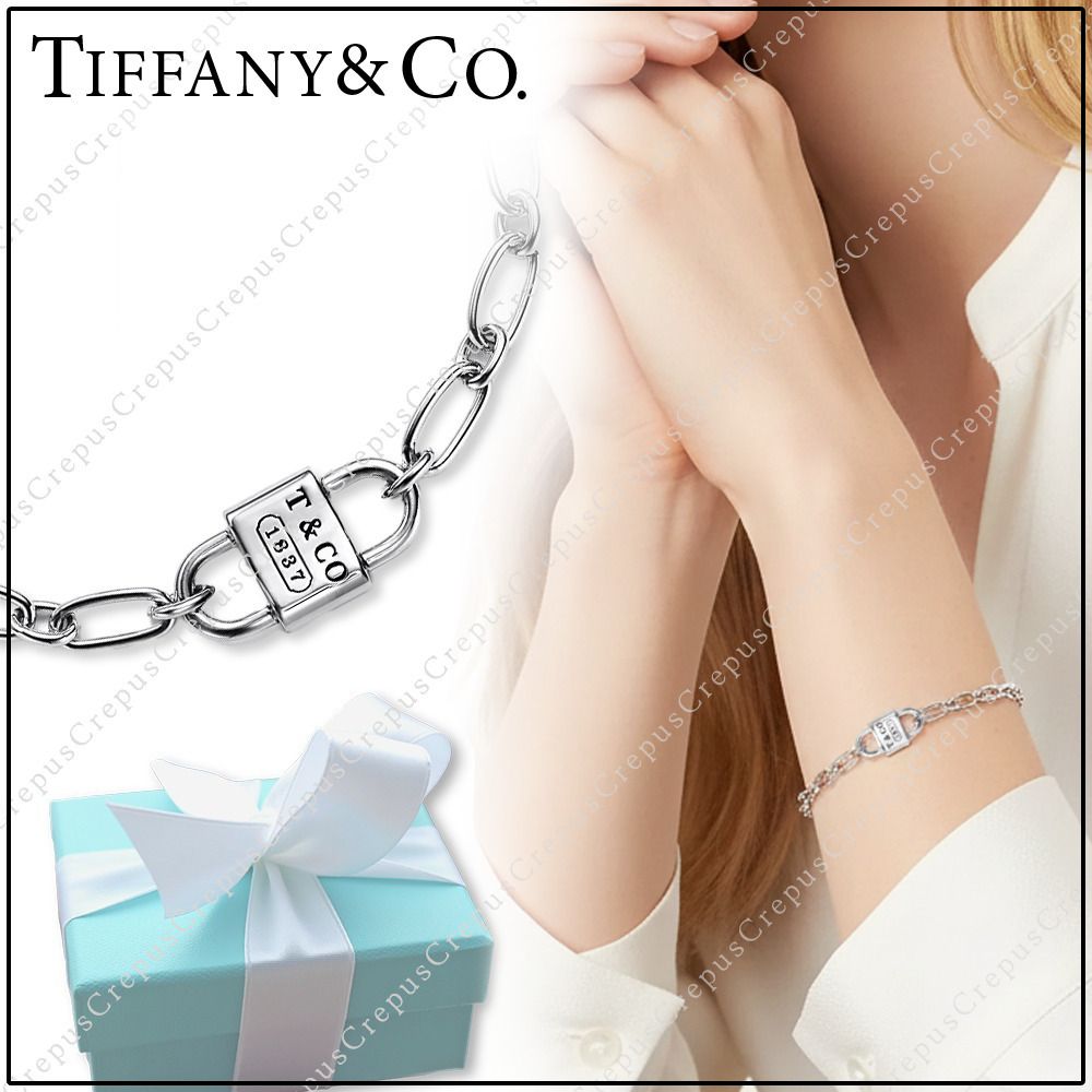 国内買付 ギフト[TIFFANY&Co.]スモールダブルロックブレスレット