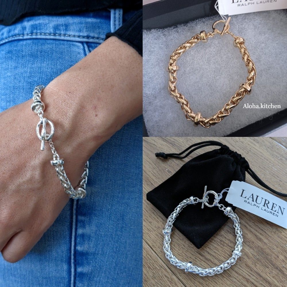 すぐ届く】ラルフローレン チェーン トグル ブレスレット 男女 (LAUREN