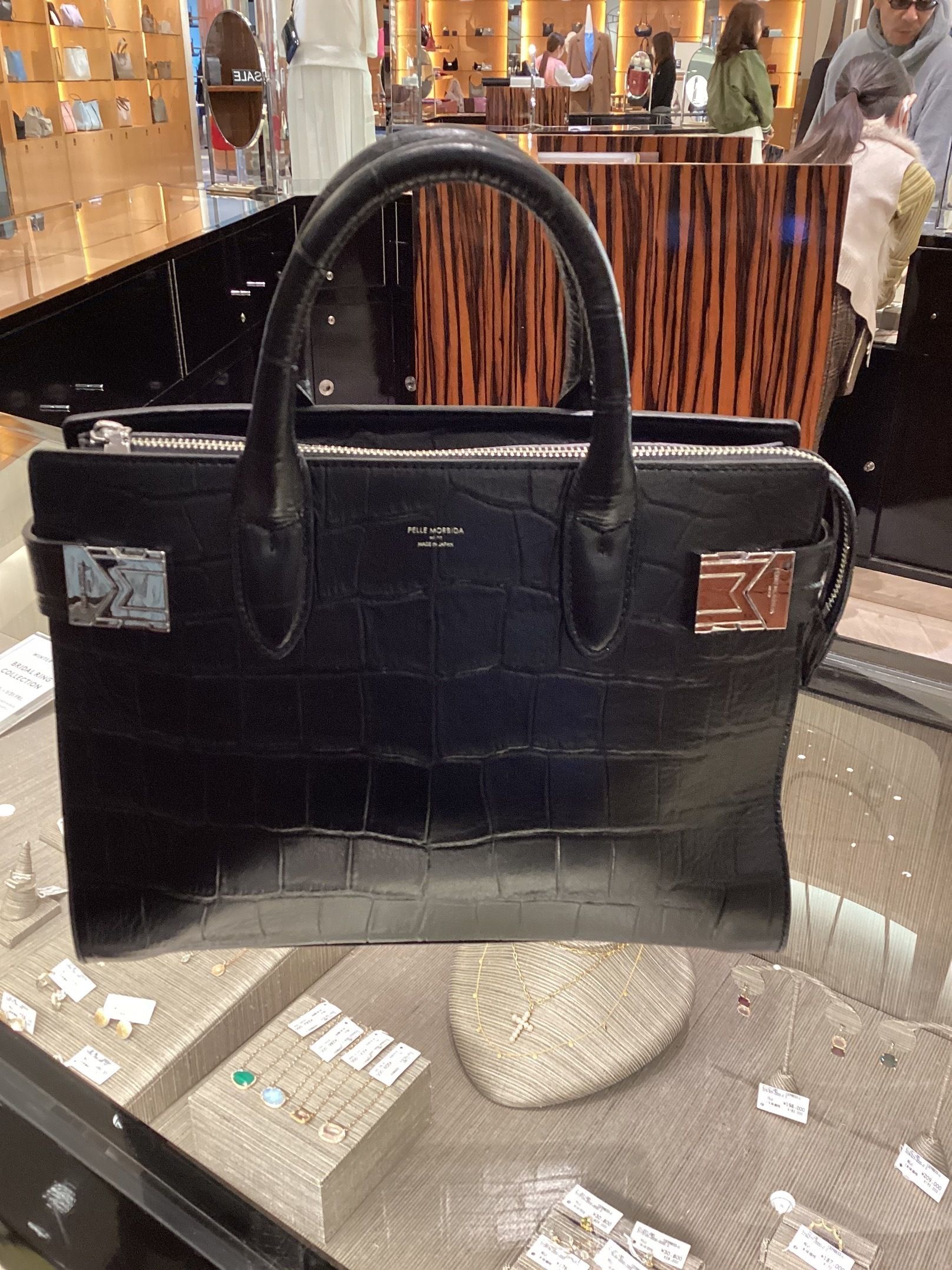 PELLE MORBIDA バーニーズ ニューヨーク コラボ ボストンバッグ