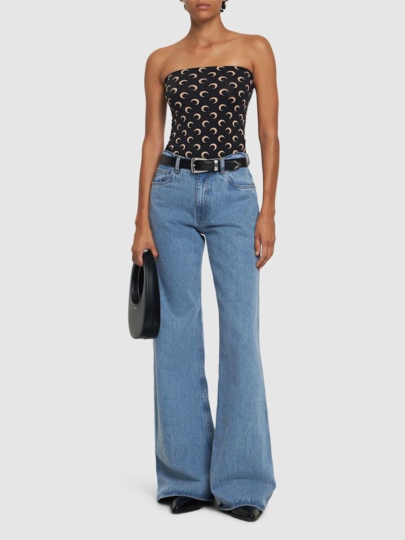 とうあ着用 MARINE SERRE チューブトップ (MARINE SERRE/トップス