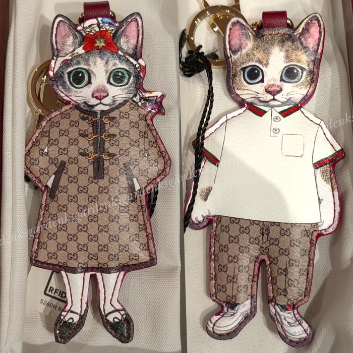 日本限定！コラボ！GUCCI×ヒグチユウコ 猫 チャーム (GUCCI/バッグ