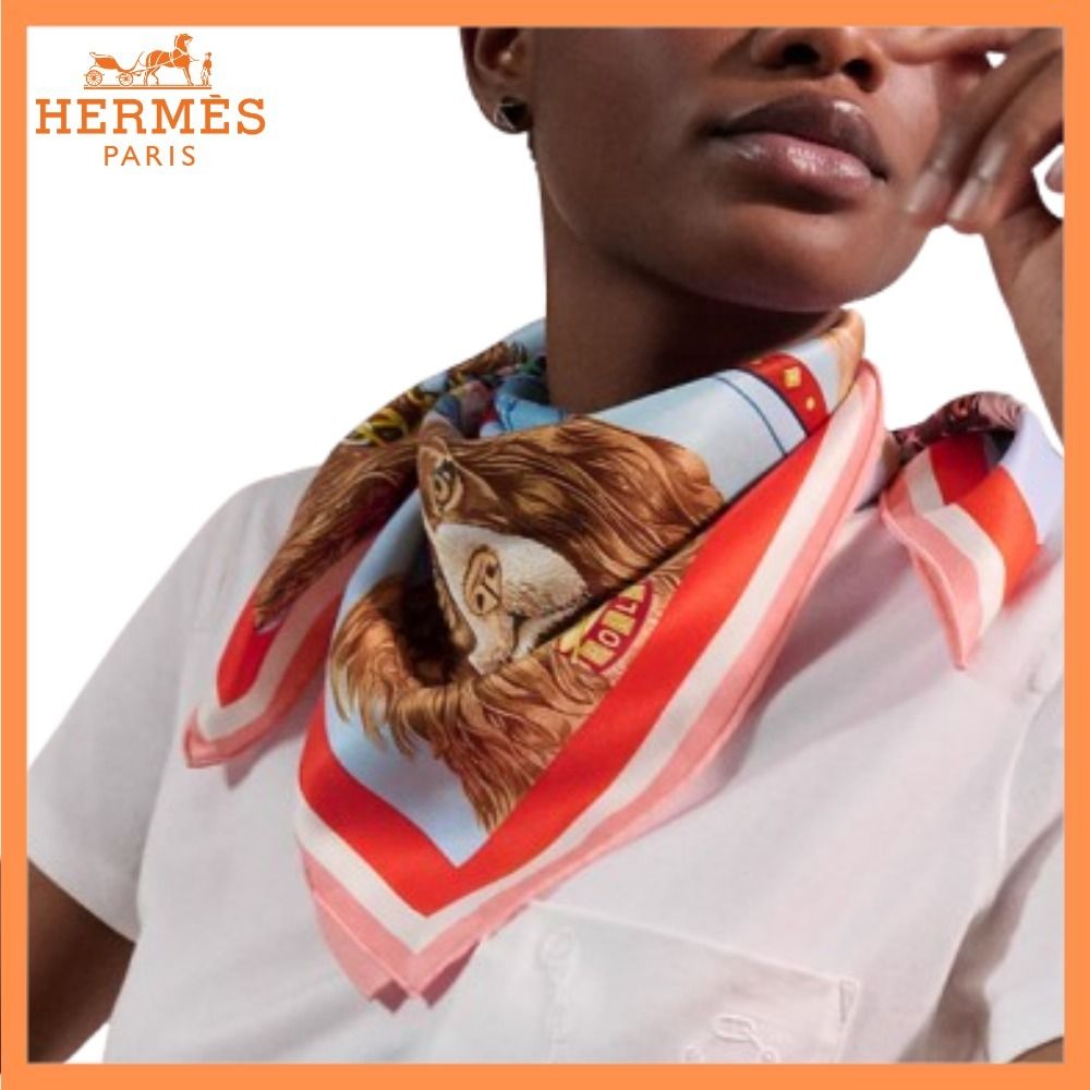 人気＊【HERMES】カレ 70 スカーフ 《キャスティング・デー》 (HERMES