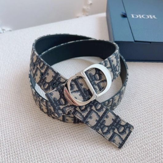 DIOR リバーシブル ベルトストラップ & CD Icon ベルトバックル (Dior