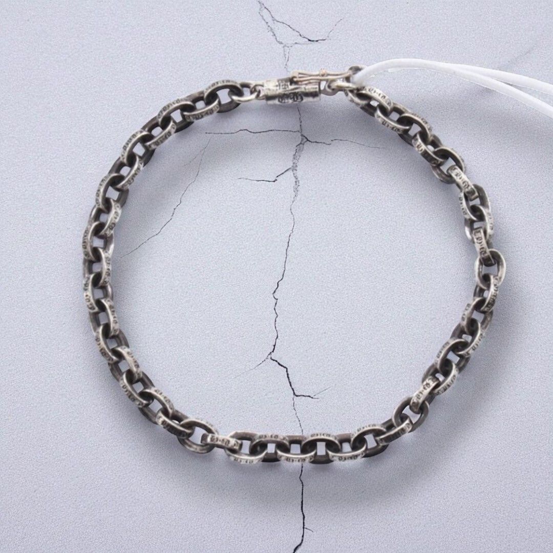 VINTAGE○CHROME HEARTS○ペーパーチェーン ブレスレット (CHROME