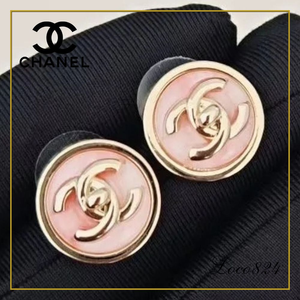 輝きを纏う♡】シャネル ロゴ ピアス (CHANEL/ピアス) ABG298 B21878