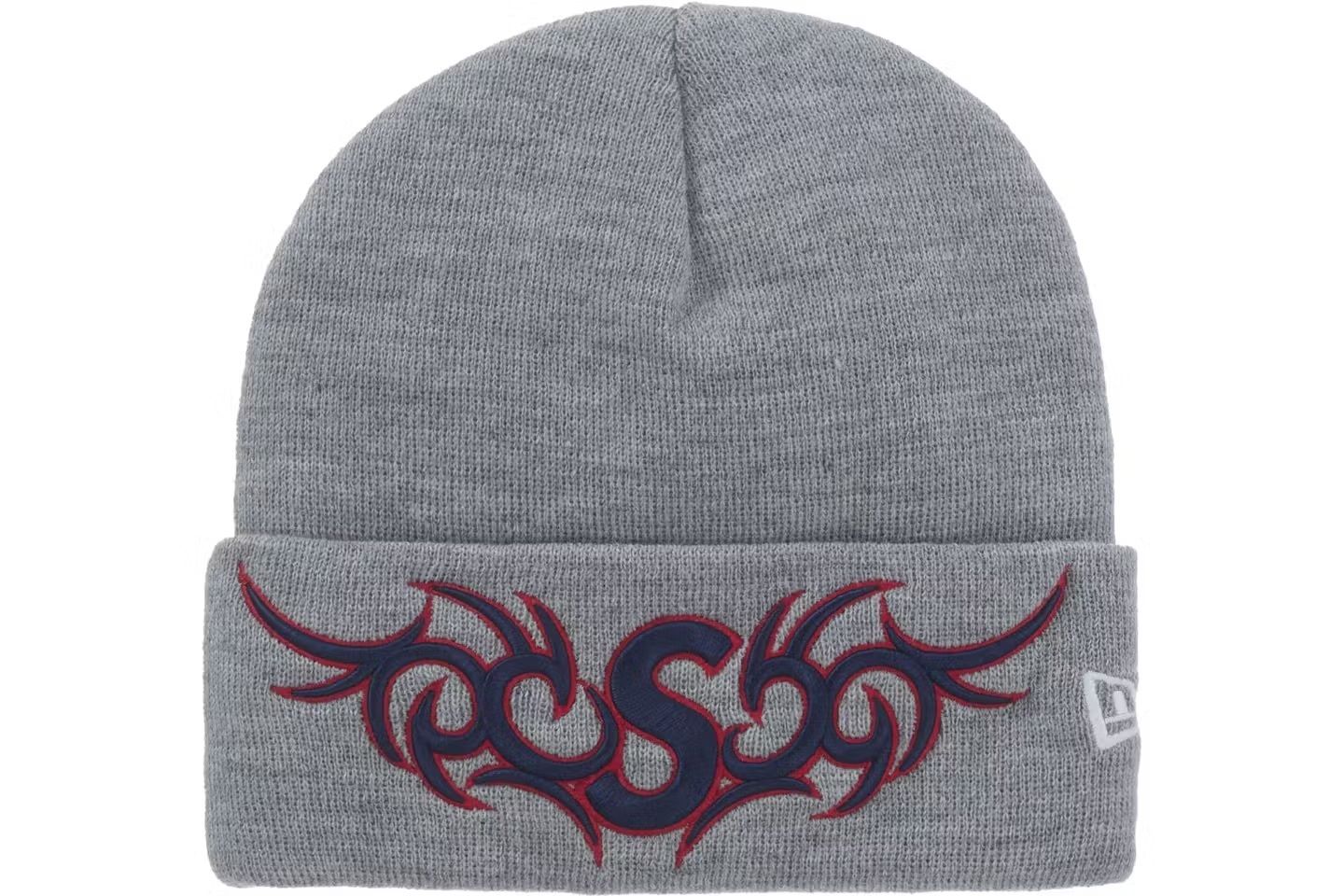 Supreme x New Era☆トライバル S ロゴ ビーニー (Supreme/ニット