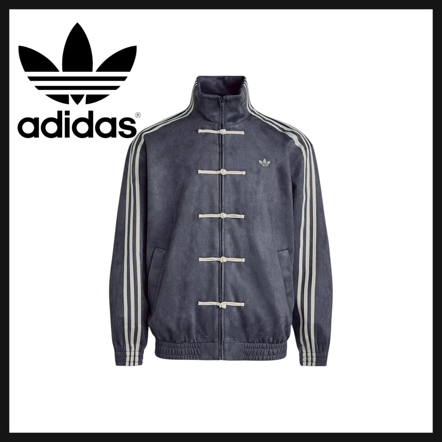 ☆人気☆ adidas スタンドカラー トラックジャケット 長袖 (adidas