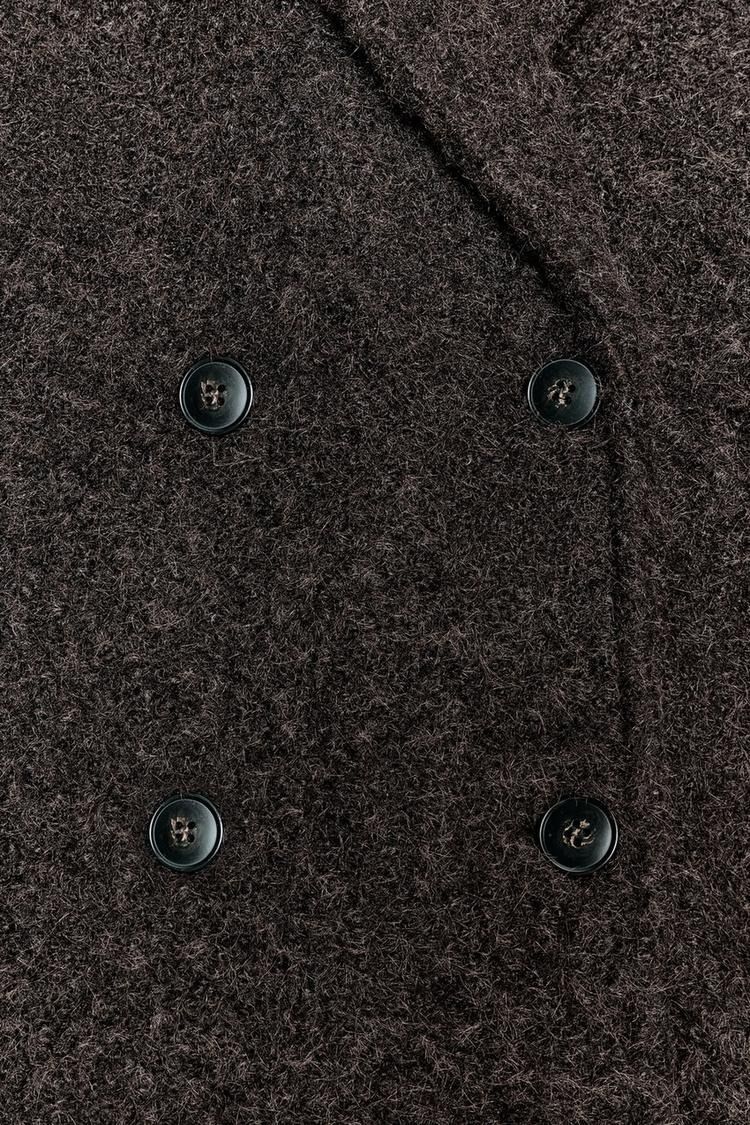 ZARA】ブークレダブルブレストミディ丈コート | 8073/328/716 (ZARA