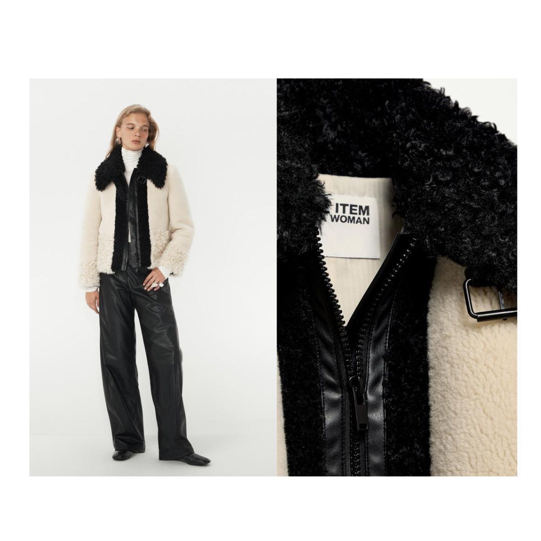 ZARA】パッチワークフェイクファージャケット (ZARA/ジャケット