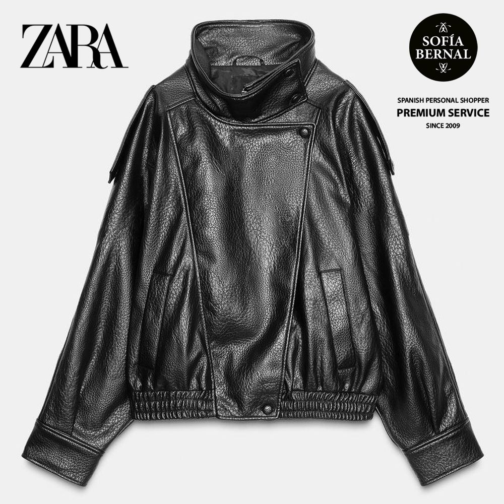 ZARA フェイクレザージャケット (ZARA/ジャケット) 4391/872/800【BUYMA】