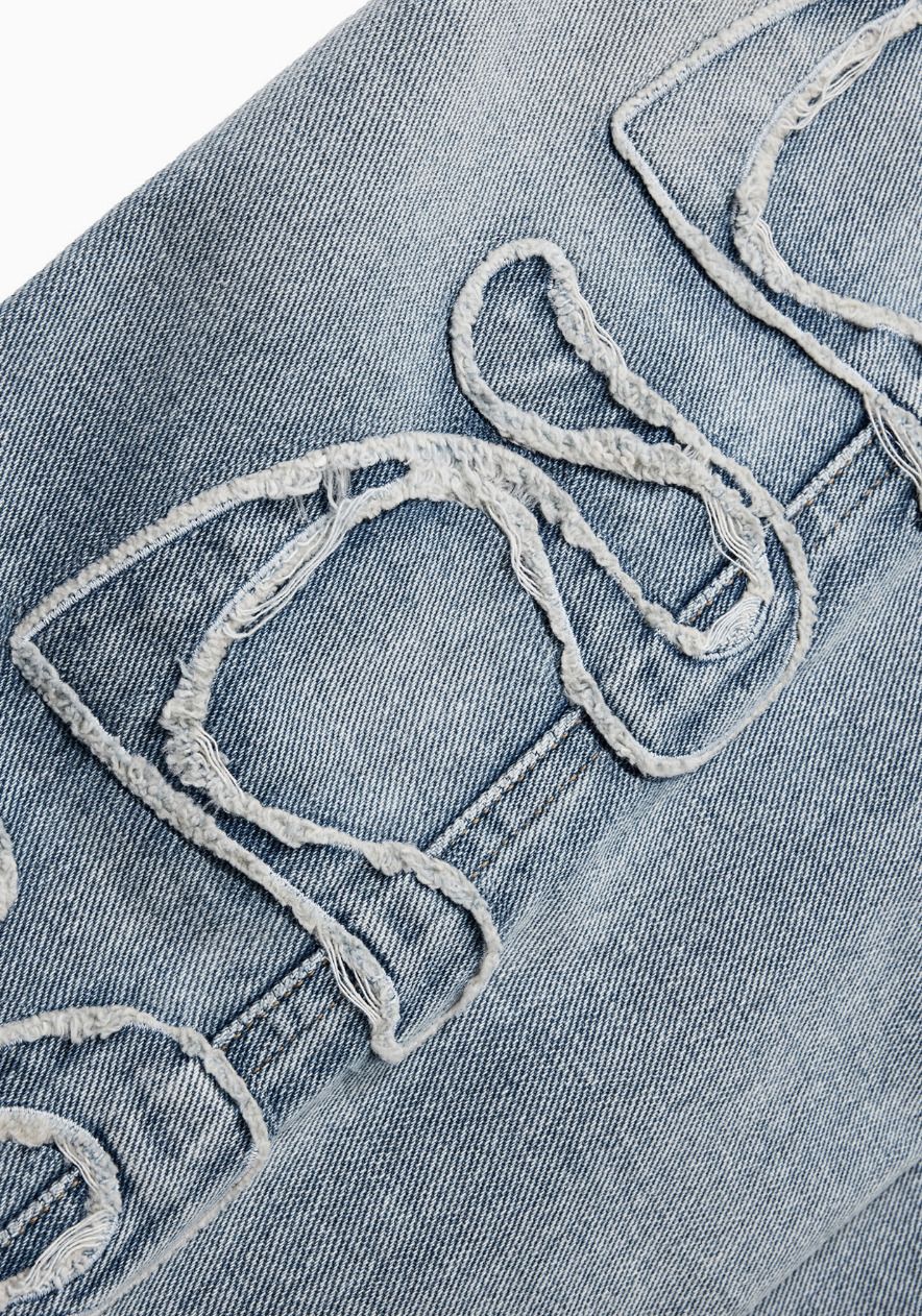 GGUM X DEINET】DENIM PANTS IN BLUE ☆TXT ヨンジュン コラボ (DEINET